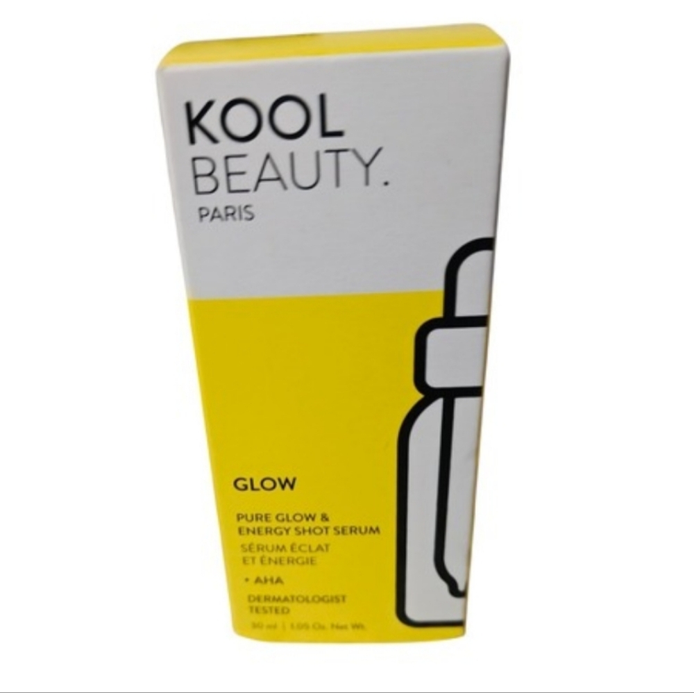 Kool Beauty Paris Glow Serum AHA Face Serum NEW